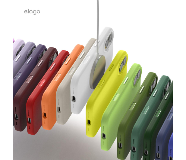 Elago Magsafe Silicon Case do iPhone 17 Soft Purple ES17MSSC61-PU - 1360507 - zdjęcie 2